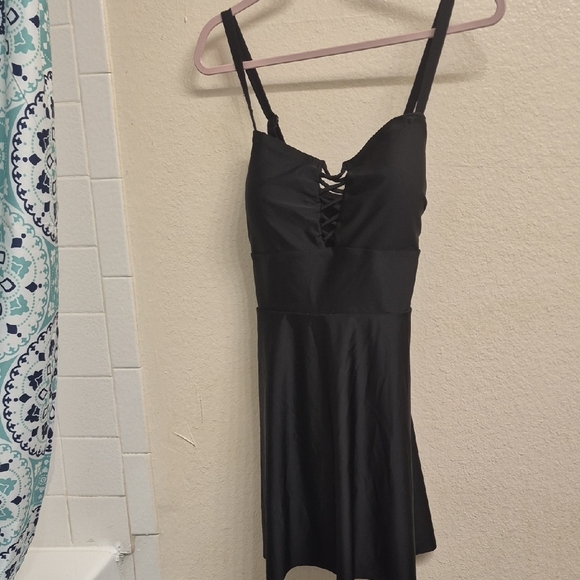 Torrid Black Swim Dress - Picture 1 of 4
